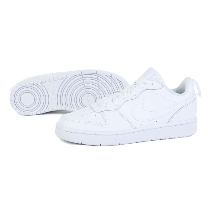 Chaussure Nike Courtt Borough Low 2 (GS) W BQ5448-100 blanche 1