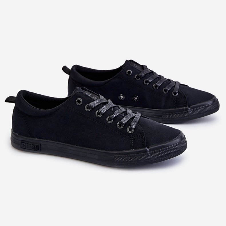 Baskets Basses Lisses Femme Big Star LL274057 Noir 2
