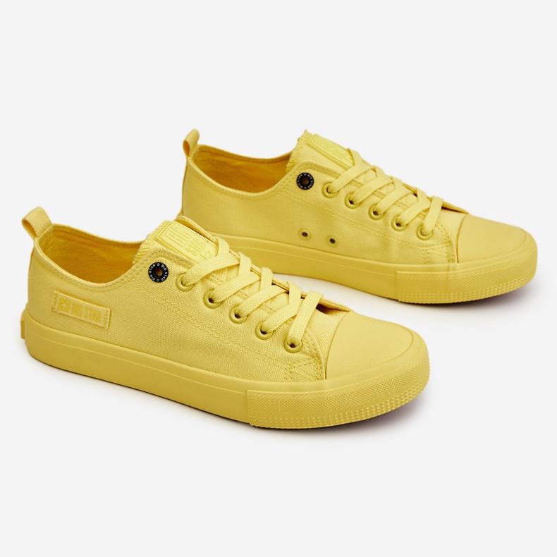 Baskets Basses Classiques Femme Big Star LL274026 Jaune 1