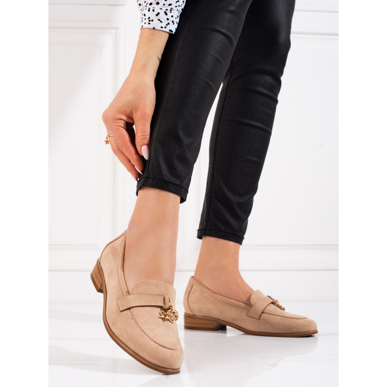 W. Potocki Lords Potocki daim beige femme 2