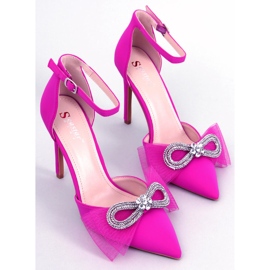 Seastar Escarpins à nœud en tulle violet Triana 4