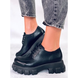 PA1 Mocassins plateforme Noir Piano 1