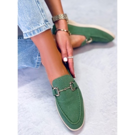 PA1 Mocassins femme Milva Vert 5