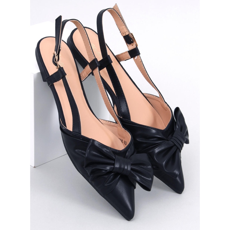 PA1 Cotta Ballerines talon ouvert noires le noir 1