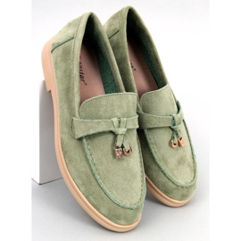 PA1 Mocassins en daim d'Ottavia Green vert 4