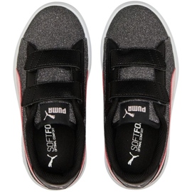 Chaussures Puma Smash v2 Glitz Glam V Ps Jr 367378 30 noir 1