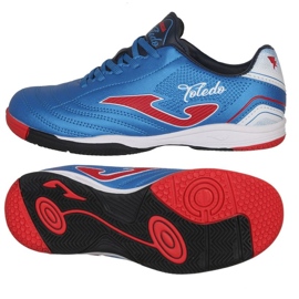 Joma Toledo 2304 In Jr TOJS2304IN chaussures de football bleu bleu 1 Joma Toledo 2304 In Jr TOJS2304IN chaussures de football bleu bleu 1