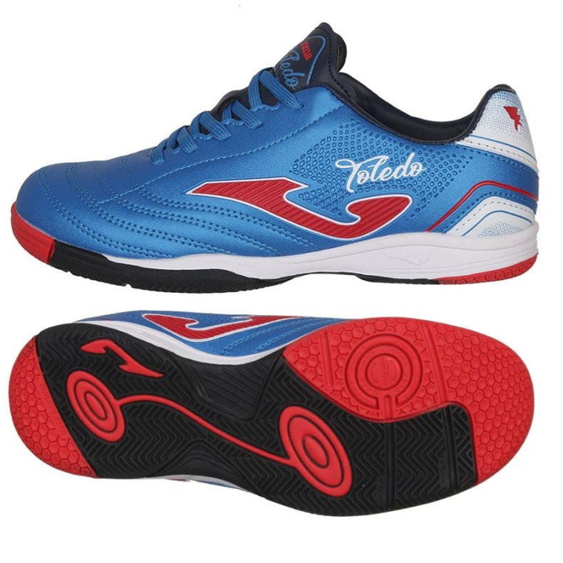 Joma Toledo 2304 In Jr TOJS2304IN chaussures de football bleu bleu 1 Joma Toledo 2304 In Jr TOJS2304IN chaussures de football bleu bleu 1