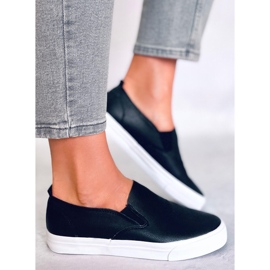 BM Baskets à enfiler pour femme Diaz Black noir 1