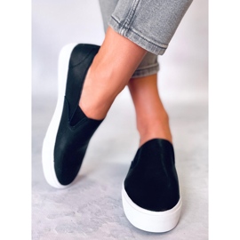 BM Baskets à enfiler pour femme Diaz Black noir 2