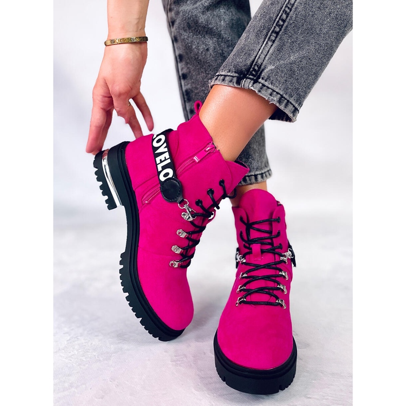 BM Bottes Trappeur Femme Nerea Fuchsia rose 1 BM Bottes Trappeur Femme Nerea Fuchsia rose 1