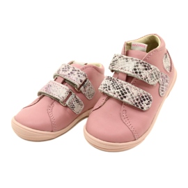 Chaussures Velcro Mazurek 1264 Rose Serpent Coeurs 2 Chaussures Velcro Mazurek 1264 Rose Serpent Coeurs 2