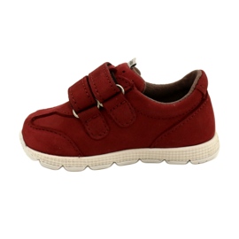 Mazurek 1362 Chaussures décontractées en cuir avec velcro, rouge 1