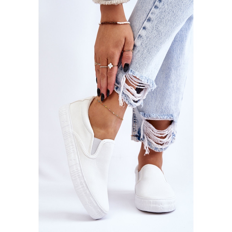 Baskets Femme Slip-On Big Star LL274389 Blanc 1