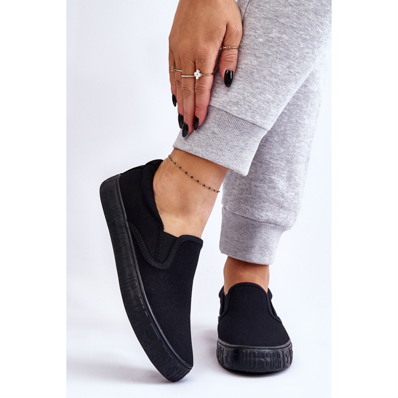 Baskets Femme Slip-On Big Star LL274392 Noir 1