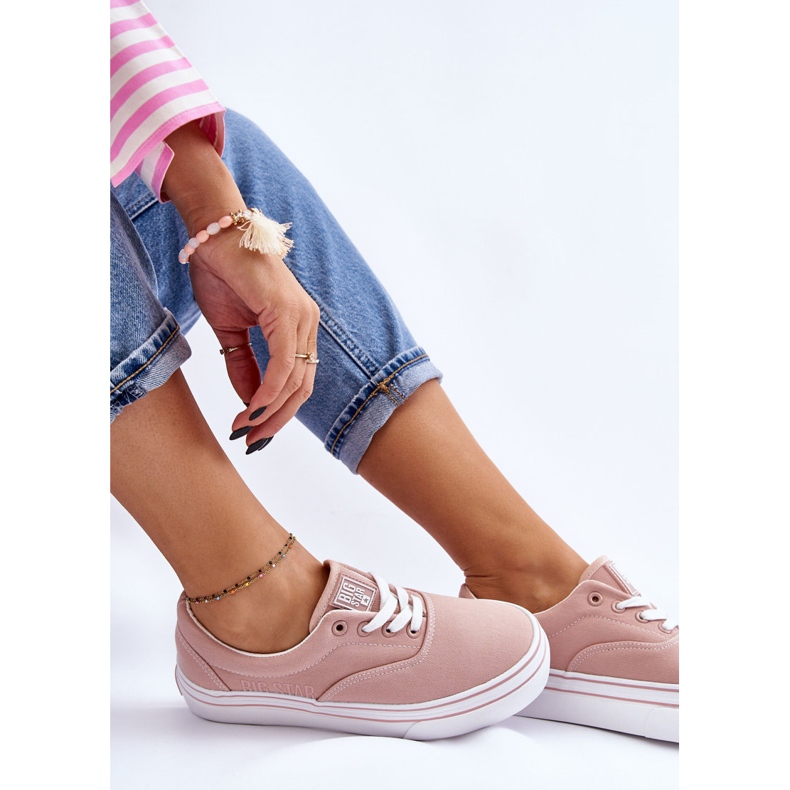 Baskets Plateforme Femme Big Star LL274229 Rose 1 Baskets Plateforme Femme Big Star LL274229 Rose 1