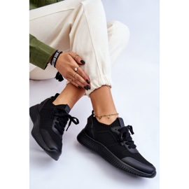 Baskets Confortables Femme Système Mousse Mémoire Big Star LL274414 Noir le noir 8