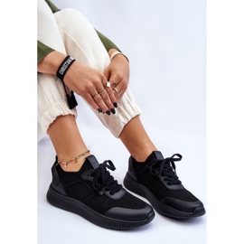 Baskets Confortables Femme Système Mousse Mémoire Big Star LL274414 Noir le noir 9