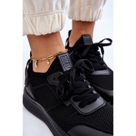 Baskets Confortables Femme Système Mousse Mémoire Big Star LL274414 Noir le noir 3
