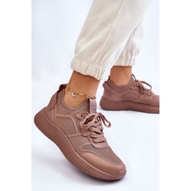 Baskets Confortables Femme Memory Foam System Big Star LL274416 Marron clair brun 3