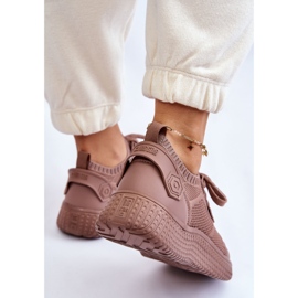 Baskets Confortables Femme Memory Foam System Big Star LL274416 Marron clair brun 9