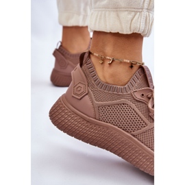 Baskets Confortables Femme Memory Foam System Big Star LL274416 Marron clair brun 4