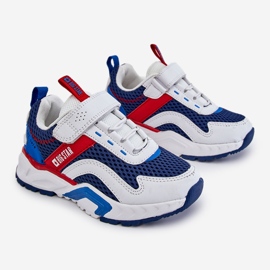 Chaussures Sport Enfant Avec Velcro Big Star JJ374259 Blanc et Bleu Marine multicolore 1
