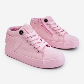 Baskets montantes classiques pour enfants Big Star LL374003 Rose 2