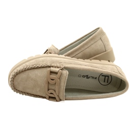 Mocassins en cuir Filippo DP3334/23 BE beige 6