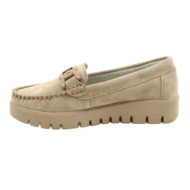 Mocassins en cuir Filippo DP3334/23 BE beige 2