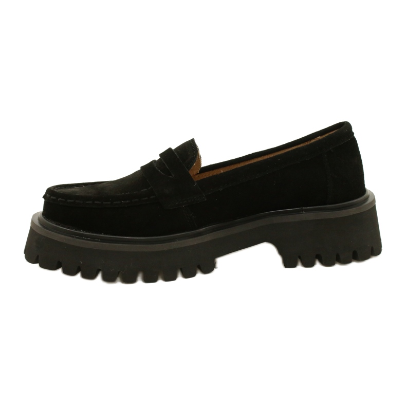 Mocassins en daim Filippo DP4586/23 BK le noir 2