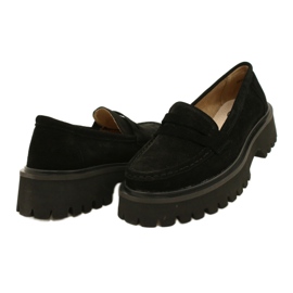 Mocassins en daim Filippo DP4586/23 BK noir 4