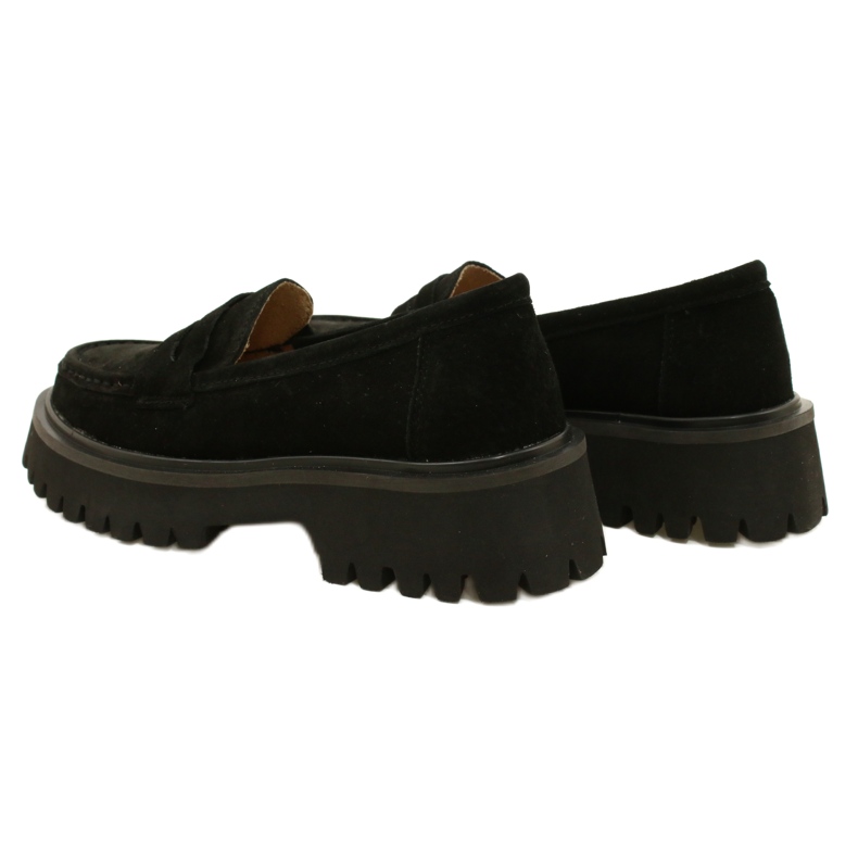 Mocassins en daim Filippo DP4586/23 BK noir 6