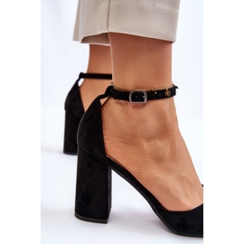 Escarpins à talons en daim noirs Lexie le noir 6