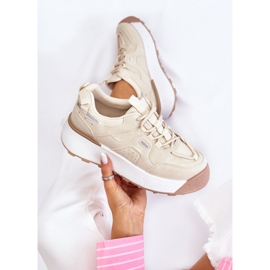 PS1 Chaussures de Sport Plateforme Femme Beige Clair Dakari 1 PS1 Chaussures de Sport Plateforme Femme Beige Clair Dakari 1