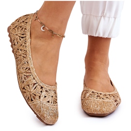 Ballerines Ajourées Tendance Beige Thiago 8
