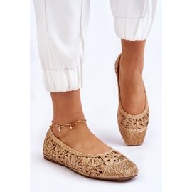 Ballerines Ajourées Tendance Beige Thiago 4