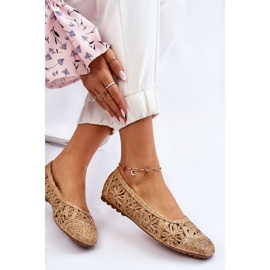 Ballerines Ajourées Tendance Beige Thiago 6