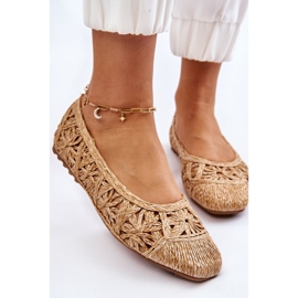 Ballerines Ajourées Tendance Beige Thiago 5
