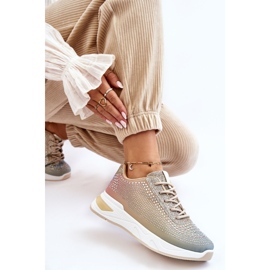 PS1 Baskets Femme Avec Zircon Multicolore Raiden 10