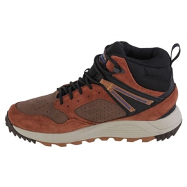 Chaussures Merrell Wildwood Sneaker Mid Wp M J067299 brun 1