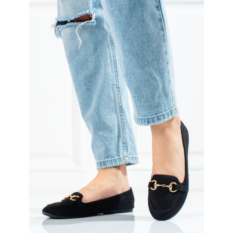 W. Potocki Mocassins noirs pour femmes de Potocki 1