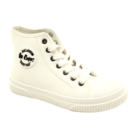 Trams blancs élevés des femmes Lee Cooper LCW-23-44-1607L blanche 1