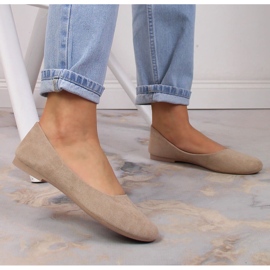 Ballerines femme daim beige eVento 9BL02-1031 3