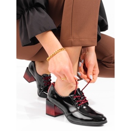 W. Potocki Chaussures à lacets femme Potocki noir le noir 3