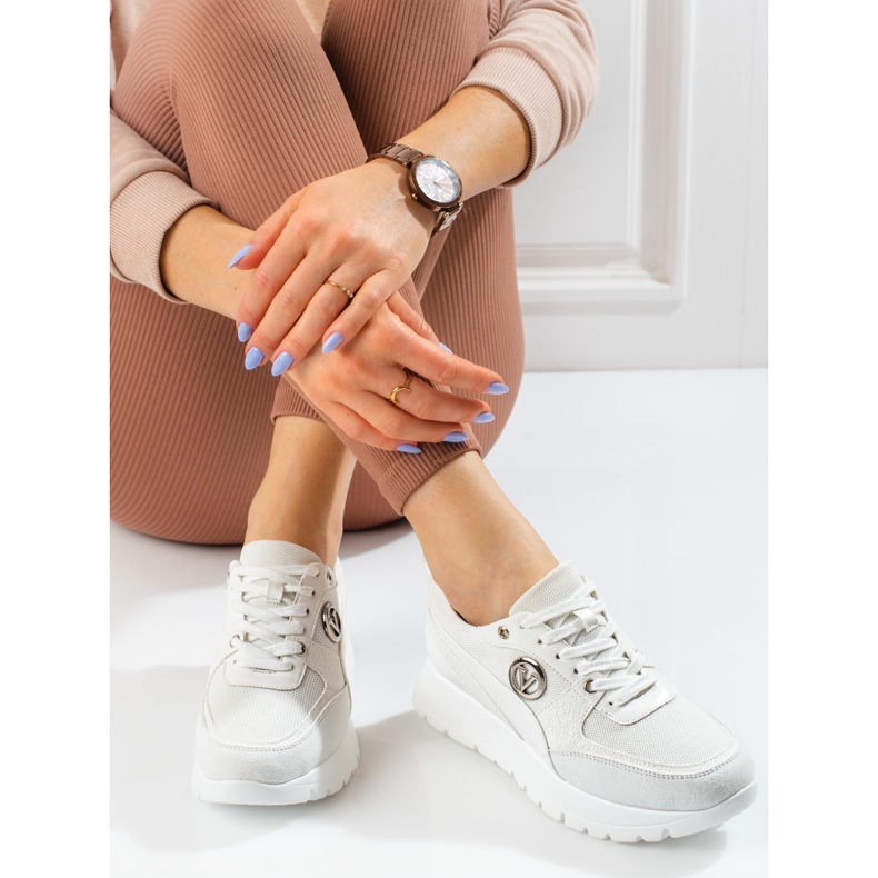 Vinceza chaussures de sport pour femmes sur la plate-forme blanc blanche 1 Vinceza chaussures de sport pour femmes sur la plate-forme blanc blanche 1