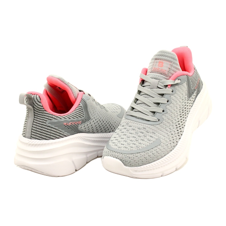 Chaussures de sport pour femmes McBraun 238-5335 Gray-Peach gris 4