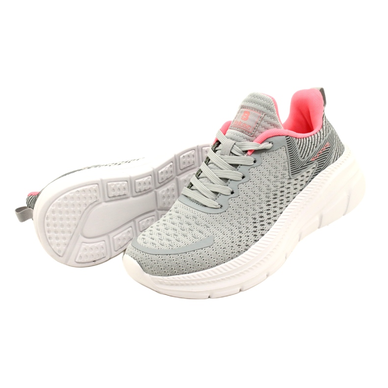 Chaussures de sport pour femmes McBraun 238-5335 Gray-Peach gris 5