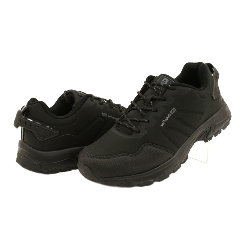 Chaussures de sport softshell trekking homme noir McBraun 4