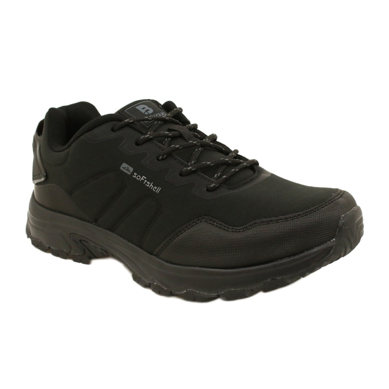 Chaussures de sport softshell trekking homme noir McBraun 1